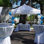tables and tents at the {PRACTICE_NAME} grand opening