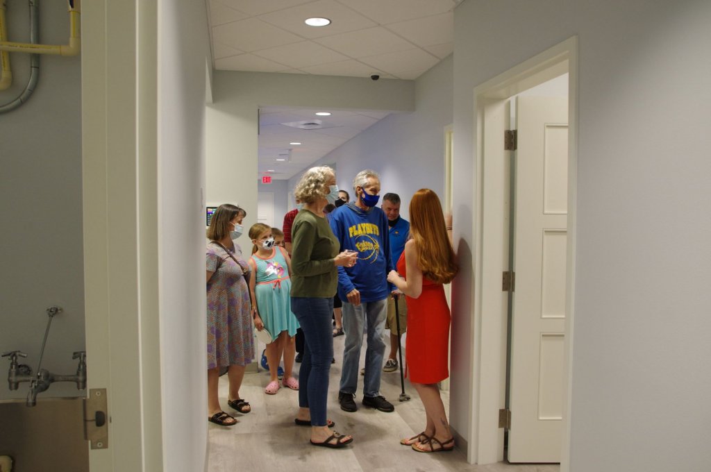 Inside {PRACTICE_NAME} at their grand opening