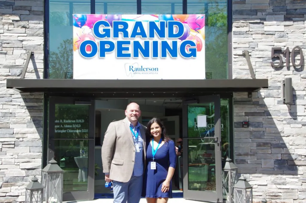 Dr. Raulerson at the grand opening of {PRACTICE_NAME}