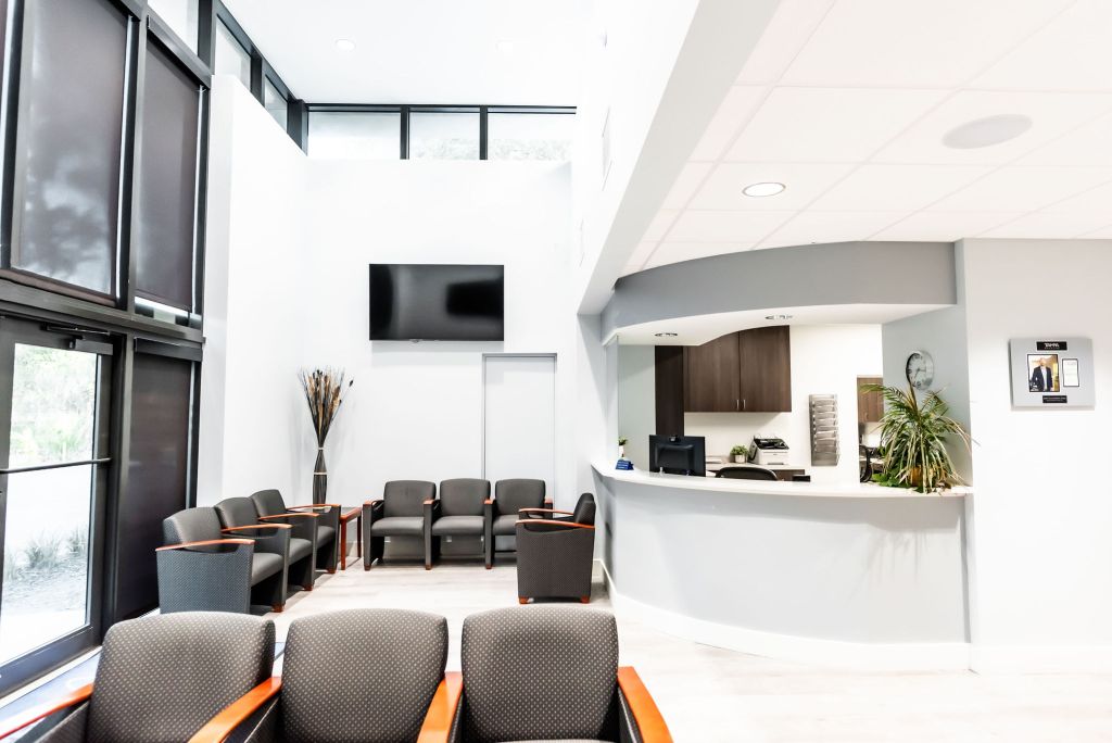 Reception area